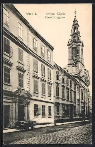 AK Wien, Evang. Kirche in der Dorotheergasse