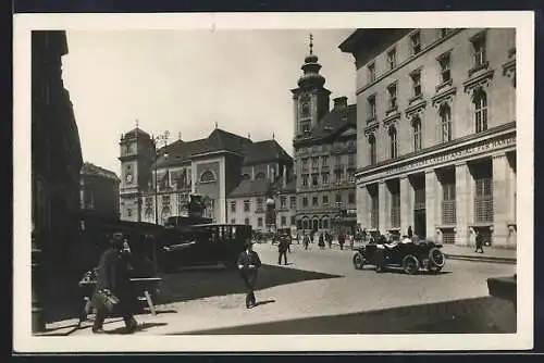 AK Wien, Freyung gegen Schottenkirche