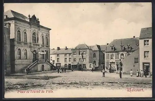 AK Walcourt, Place de l`Hôtel de Ville