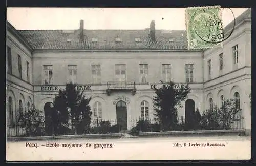 AK Pecq, Ecole moyenne de garcons