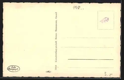 AK Gotha, Strassenpartie am Rathaus