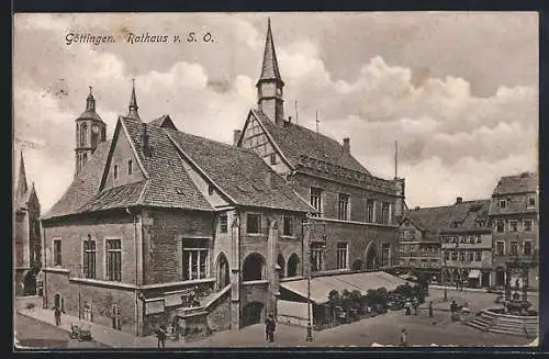 AK Göttingen, Rathaus von Süd-Osten