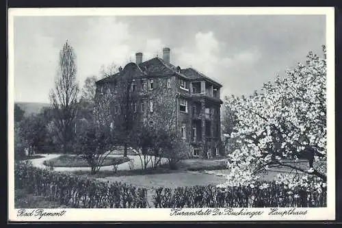 AK Bad Pyrmont, Hotel Kuranstalt Dr. Buchinger, Haupthaus