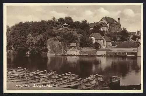 AK Halle a. S., Gasthaus Bergschenke