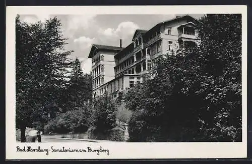 AK Bad Harzburg, Sanatorium am Burgberg