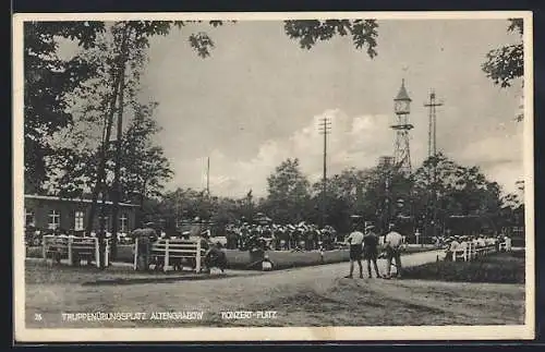 AK Altengrabow, Truppenübungsplatz, Konzert-Platz