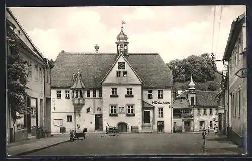 AK Rastenberg, Rathaus mit Ratskeller