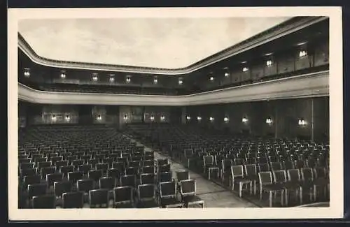 AK Leuna, Leuna-Werke Walter Ulbricht, Feierabendhaus, Grosser Theatersaal