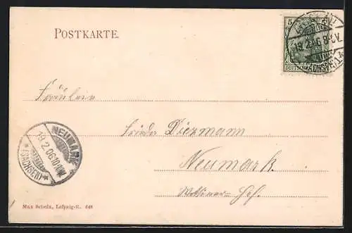 AK Zwickau i. S., Das Schwanenschloss