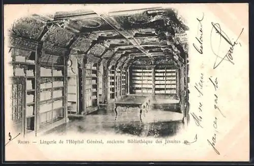 AK Reims, Lingerie de l`Hôpital Général, ancienne Bibliothèque des Jésuites