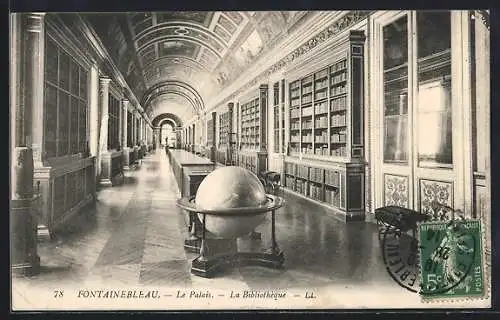 AK Fontainebleau, Le Palais, La Bibliothèque