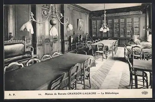 AK Chardon-Lagache, Maison de Retraite, La Bibliothèque