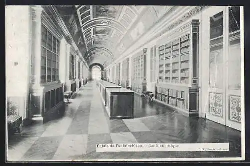 AK Fontainebleau, Le Palais, La Bibliothèque