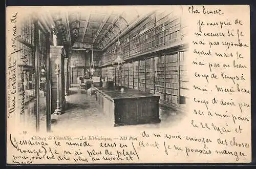 AK Chantilly, Le Château, La Bibliothèque