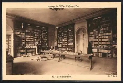 AK Citeaux, L`Abbaye, La Bibliothèque