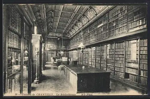 AK Chantilly, Le Château, La Bibliothèque