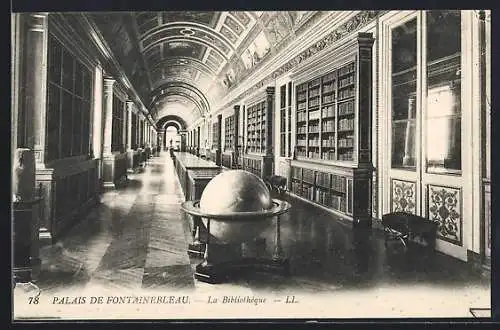 AK Fontainebleau, Le Palais, La Bibliothèque