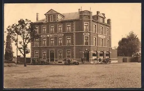 AK Bastogne /Gare du Sud, Hotel du Commerce