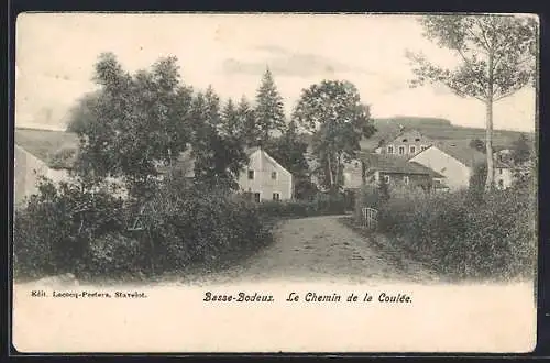 AK Basse-Bodeux, Le Chemin de la Coulée