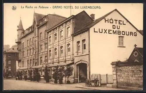 AK La Roche en Ardenne, Grand Hotel du Luxembourg Mme Lahire