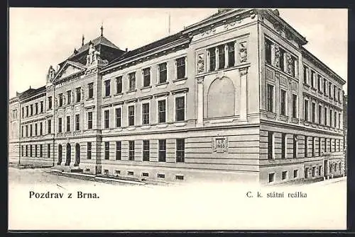 AK Brno, C. k. statni realka