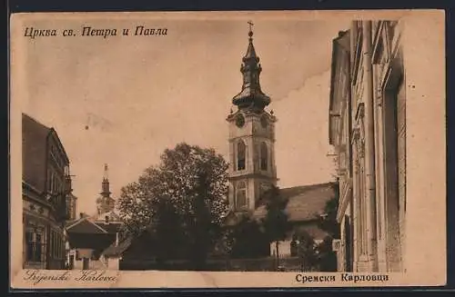 AK Srijenski Karlovci, Blick auf die Kirche