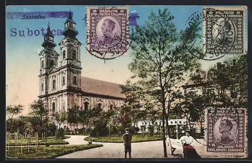 AK Subotica, Park und Kirche