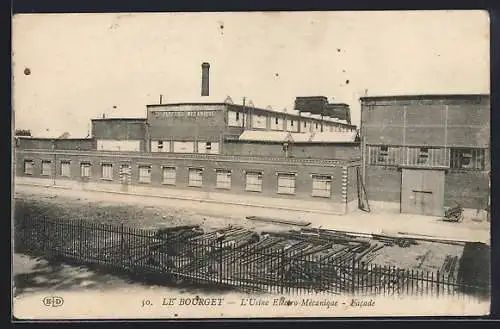 AK Le Bourget, L`Usine Electro-Mécanique, Facade