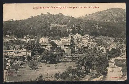 AK Saint-Étienne-Vallée-Francaise, Vue prise du Mazelet de Soplirète