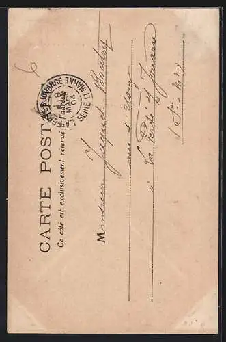 AK Châteauneuf-de-Randon, Statue du Connétable Du Guesclin