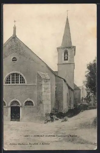 AK Aumont-Aubrac, L`église du village