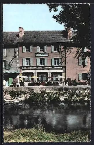 AK Serverette, Vue de l`Hôtel M. Faber au bord de l`eau