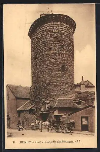 AK Mende, Tour et Chapelle des Pénitents