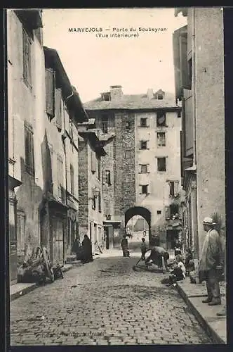 AK Marvejols, Porte du Soubeyran (Vue intérieure)