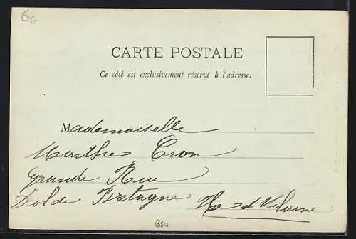 AK Sainte-Croix, Vue sur le village et le pont dans les Gorges du Rhin