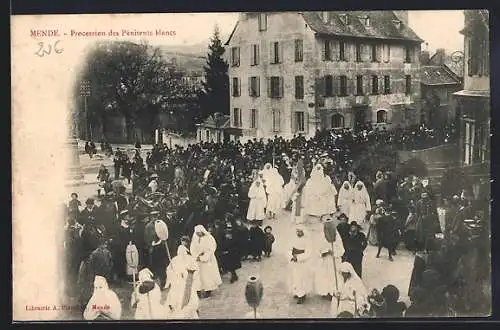 AK Mende, Procession des Pénitents blancs