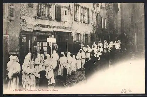 AK Mende, Procession des Pénitents blancs