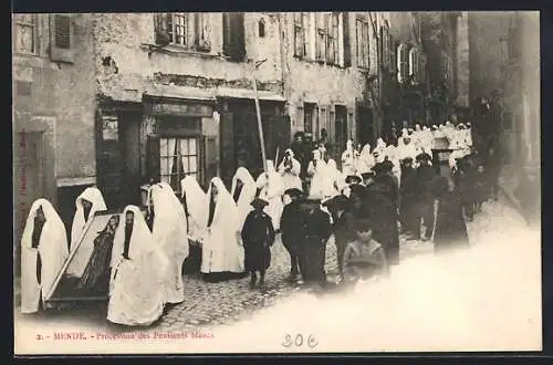 AK Mende, Procession des Pénitents blancs