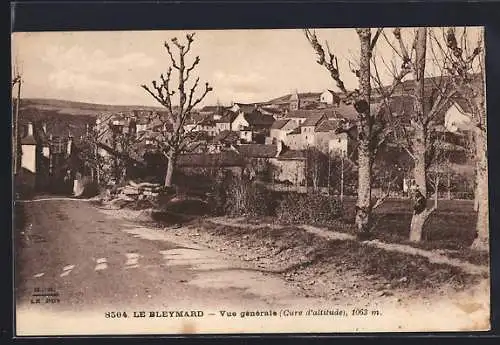 AK Le Bleymard, Vue générale (Cure d`altitude), 1063 m