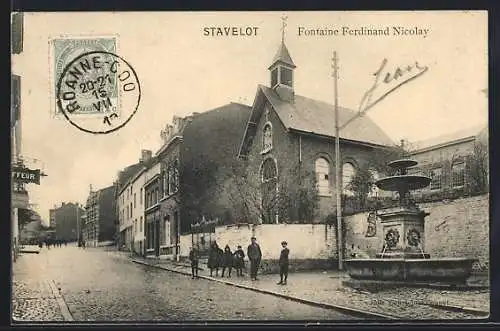 AK Stavelot, Fontaine Ferdinand Nicolay