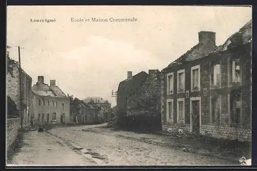 AK Louveigné, Ecole et Maison Communale