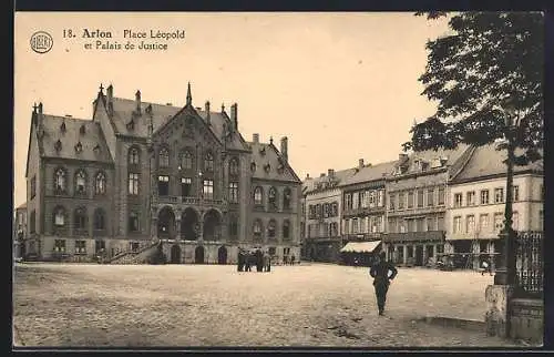 AK Arlon, Place Léopold et Palais de Justice