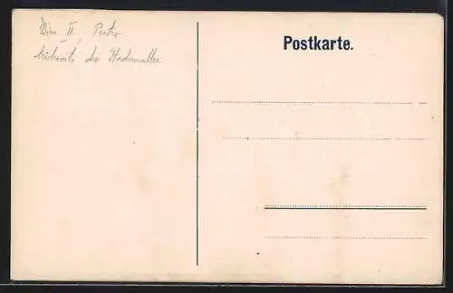 AK Wien, Prater, Schutzhaus des Schrebergartenvereins Wasserwiese