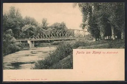 AK Hadersdorf, Brücke über den Kamp