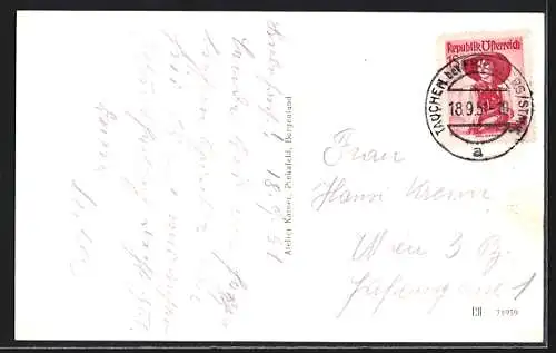 AK Tauchen bei Mönichkirchen, Pension Villa Waldfriede