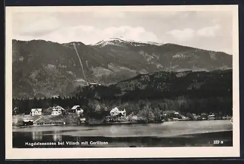 AK Villach, Magdalenensee mit Gerlitzen