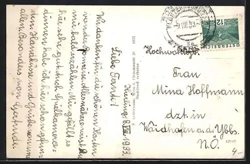 AK Klosterneuburg /N.-Oe., P. P. Augustiner-Chorherren-Stift aus der Vogelschau