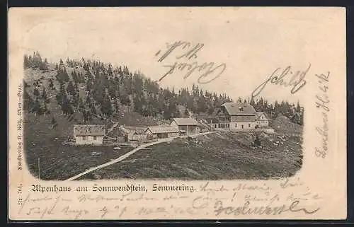 AK Semmering, Alpenhaus am Sonnwendstein