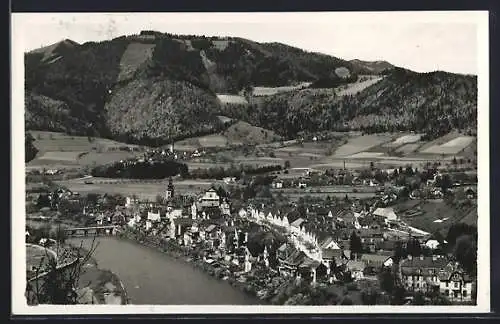 AK Frohnleiten /Steiermark, Teilansicht mit Strassenpartie