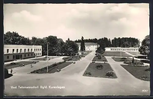 AK Bad Tatzmannsdorf /Bgld., Kurhaus mit Parkanlagen